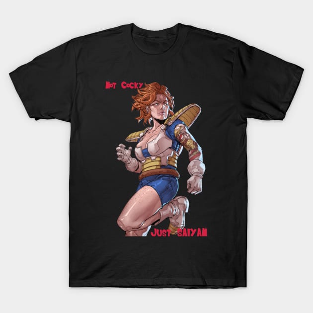 Not Cocky, Just Saiyan T-Shirt by RAGS